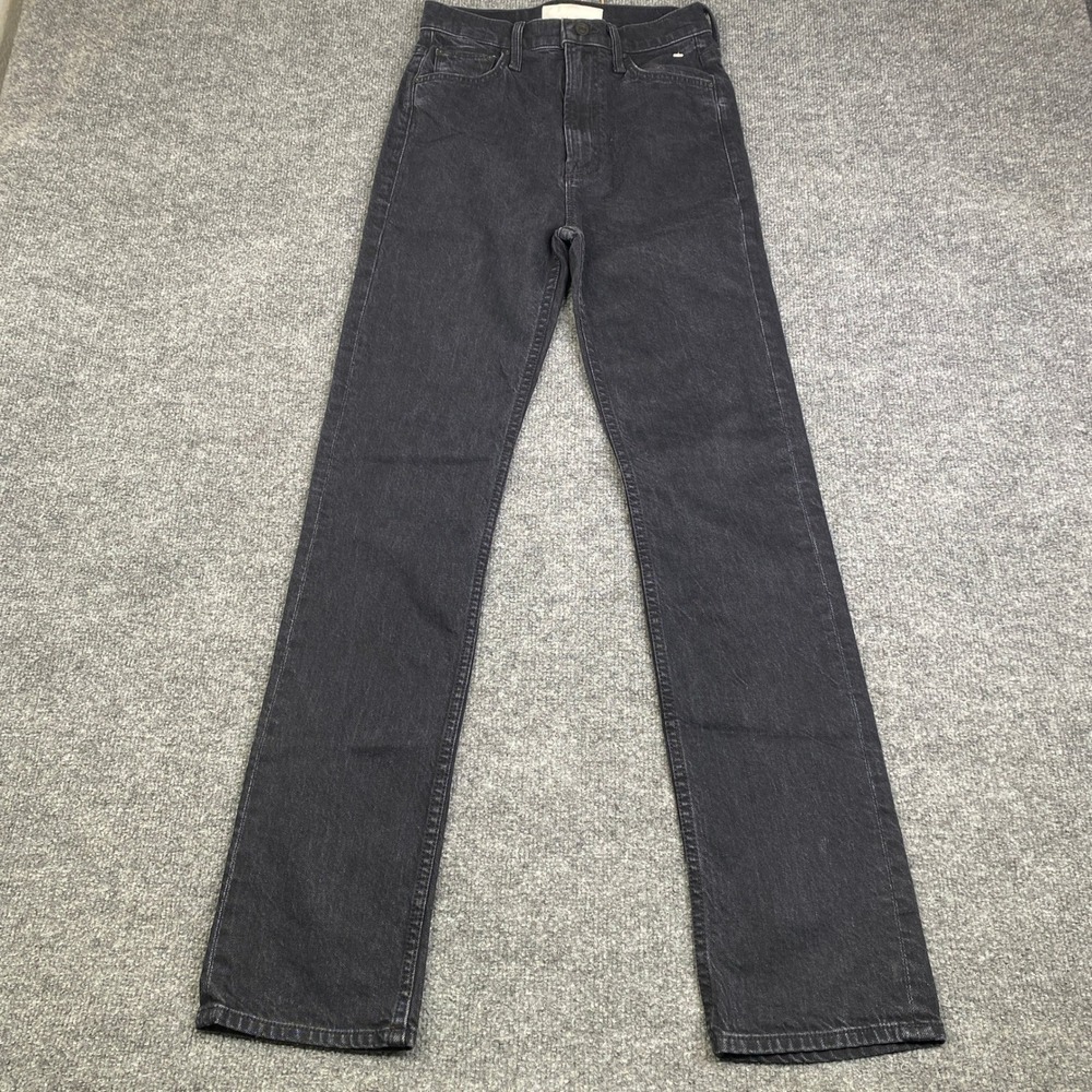 Mother Superior High Waisted Rider Skimp Jeans Whos Sorry Now Black 26 10064-846